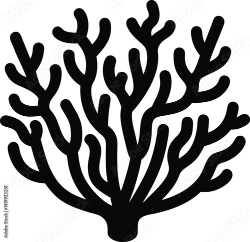 Coral Reef Icon Outline Vector Illustration