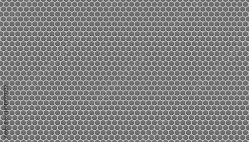 Silver Circle Pattern Metal Sheet