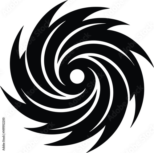 Hurricane Icon Outline Vector Illustration
