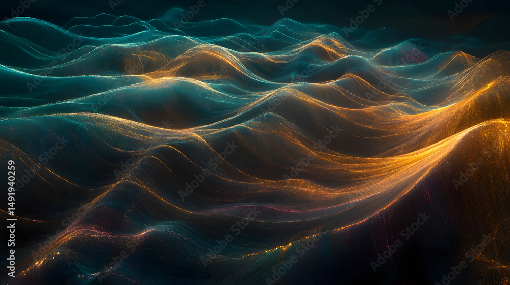 Abstract swirling cosmic cloudscape Abstract swirling cosmic cloudscape