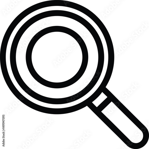 Search Icon Outline Vector illustration