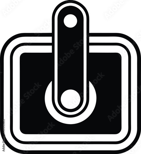 Toggle Switch Icon Outline Vector illustration