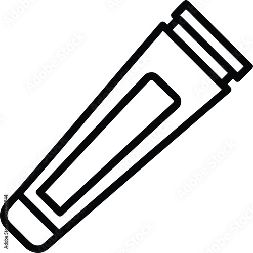 Toothpaste Icon Outline Vector illustration