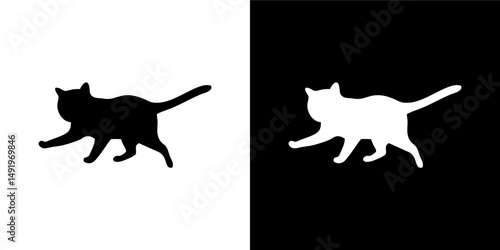 Curious Cat Facing Forward Variation 
