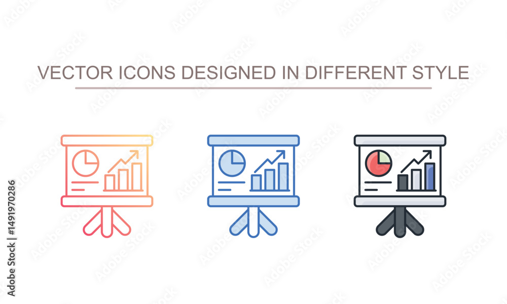 Analytics icon design with white background stock illustration Analytics icon design with white background stock illustration