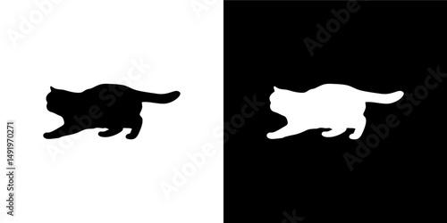 Side View of a Cat Variation 