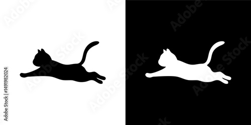 Sleeping Cat Outline Variation 
