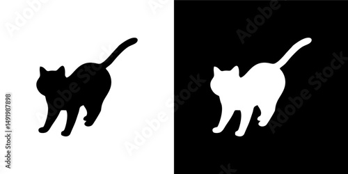 Standing Cat with Ears Up Variation 