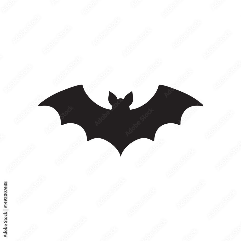 Fototapeta premium Unique Bat Silhouette Vector Art