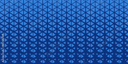 Triangles Halftone Pattern Vector Abstract Geometric Technology Background. Triangular Half Tone Texture. Minimal Style Dynamic Tech Wallpaper