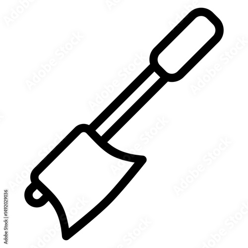 axe icon with outline style and pixel perfect base. Suitable for website design, logo, app and UI. Based on the size of the icon in general, so it can be reduced.