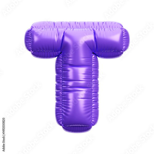 Alphabet ballon 3D icon render