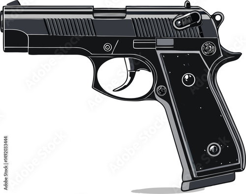 gun and bullets