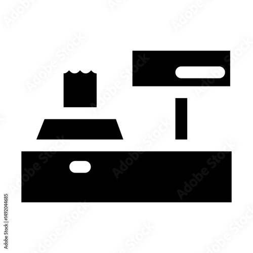 Cashier machine icon