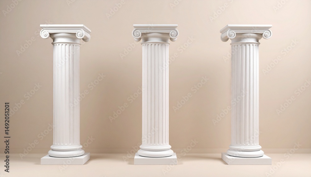 Obraz premium classical column isolated