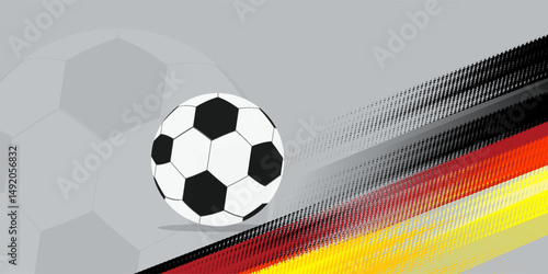 soccer banner template , germany flag, texture grunge, football cup, illustration vector