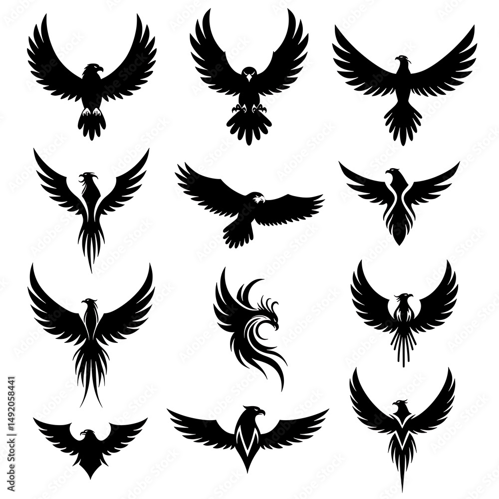 Soaring Shadows: Avian Icons Soaring Shadows: Avian Icons