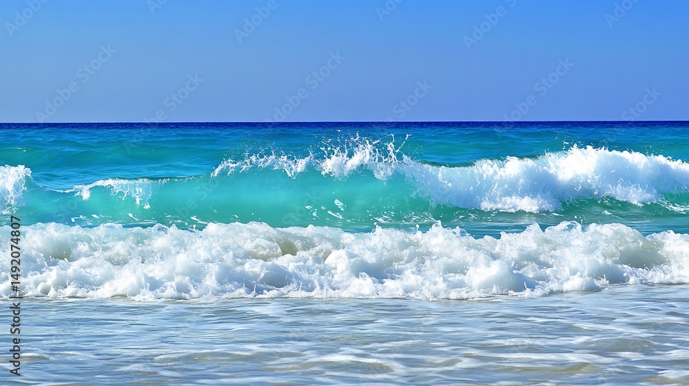 Fototapeta premium waves on the sea