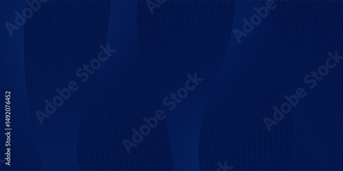 Premium background design with diagonal dark blue line pattern. Vector horizontal template for digital lux business banner, contemporary formal invitation, luxury voucher, prestigious gift certificate