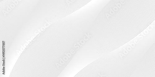 Premium background design with diagonal line pattern in grey colour. Vector white horizontal template for business banner, formal invitation backdrop, luxury voucher, prestigious gift certificate