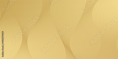 Premium background design with diagonal line pattern in gold colour. Vector horizontal template for digital business banner, formal invitation backdrop, luxury voucher, prestigious gift certificate