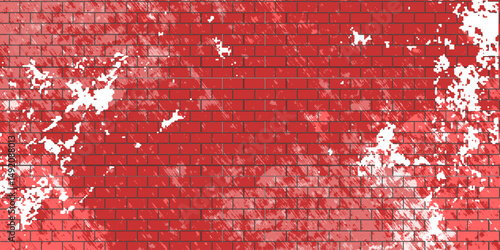 Brick wall texture. Vector background
