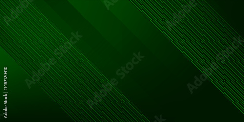 Abstract green sporty background overlap template vector with overlay lines and shapes.Dark green background with smooth pattern design.Eps10 vector
