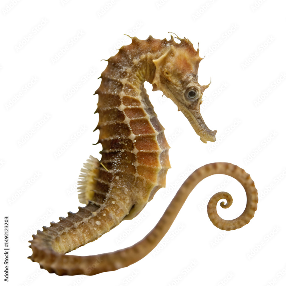 Fototapeta premium Sea horse isolated on transparent background