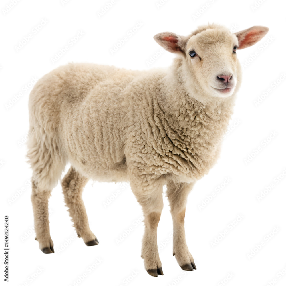 Sheep isolated on transparent background Sheep isolated on transparent background