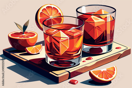 deliziosi e colorati aperitivi estivi, menu bar 05