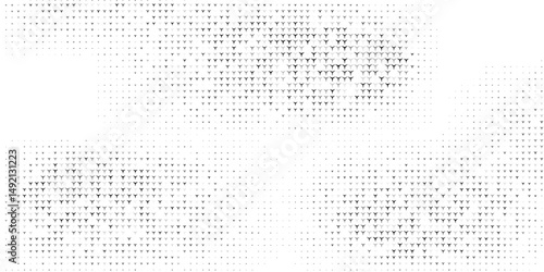 Pixelated bitmap gradient texture. Black and white dither pattern background. Abstract glitchy pattern. 8 bit video game screen wallpaper. Wide raster backdrop. Retro pixel art Illustration. Vector