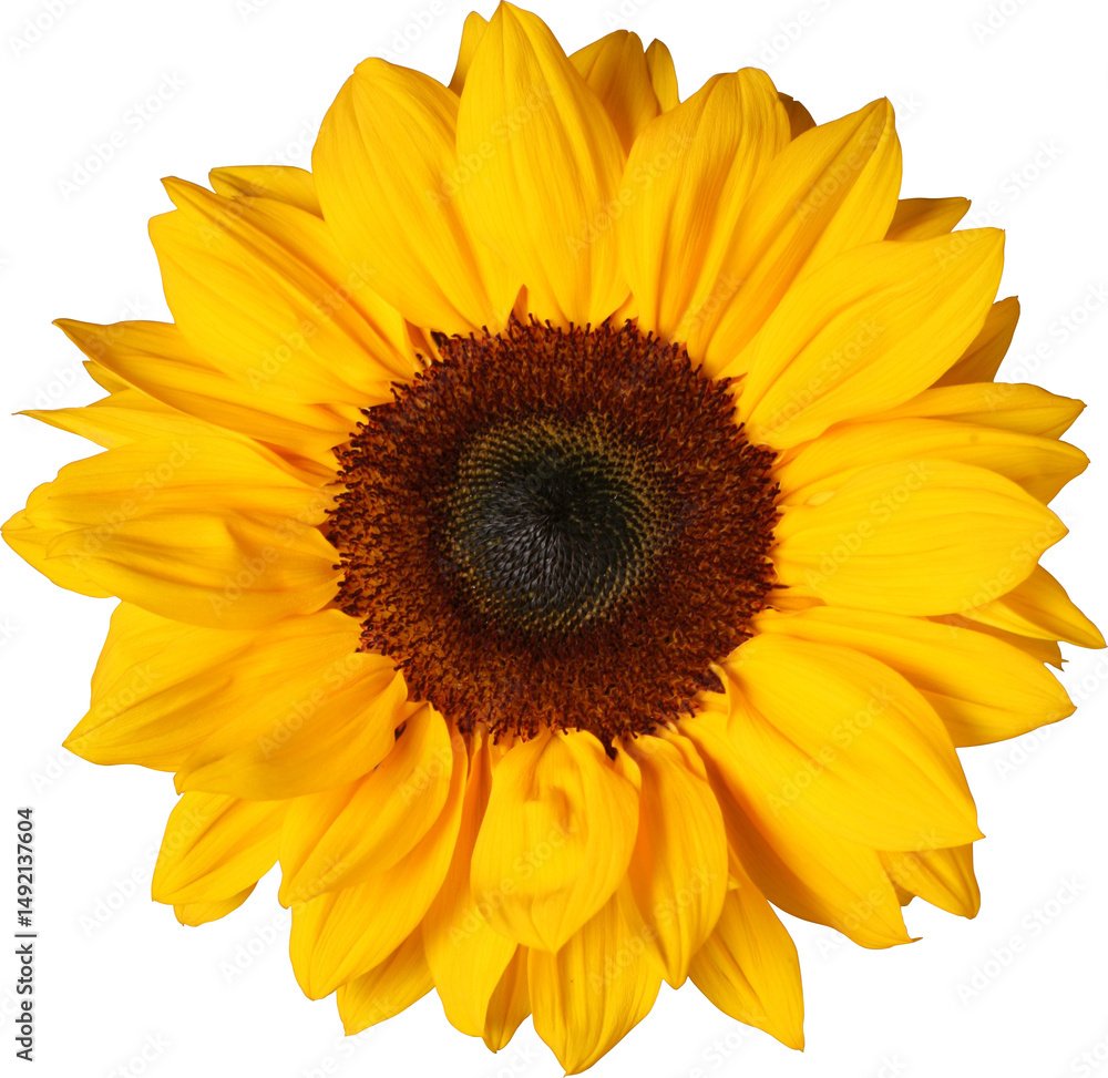 Fototapeta premium Sunflower Isolated From Background