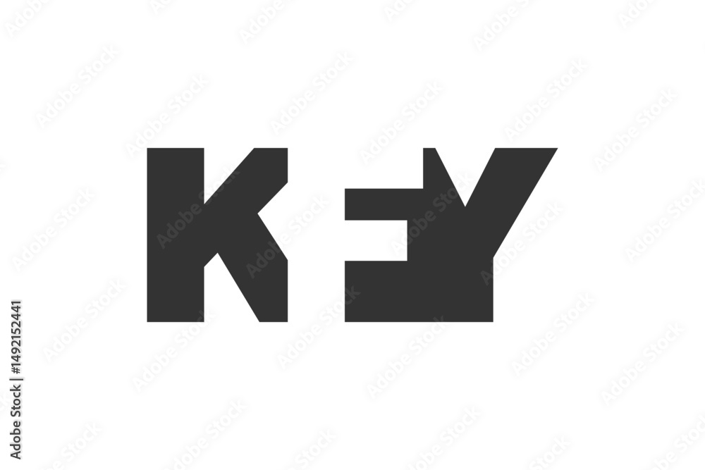 KFY logo design. Initial letter K F Y bold font style for tech startups, consulting, corporate branding. Creative company name, headlines typography identity, trendy logotype. KFY logo design. Initial letter K F Y bold font style for tech startups, consulting, corporate branding. Creative company name, headlines typography identity, trendy logotype.