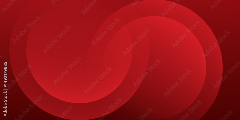 Obraz premium Red abstract background. Dynamic shapes composition. Eps10 vector