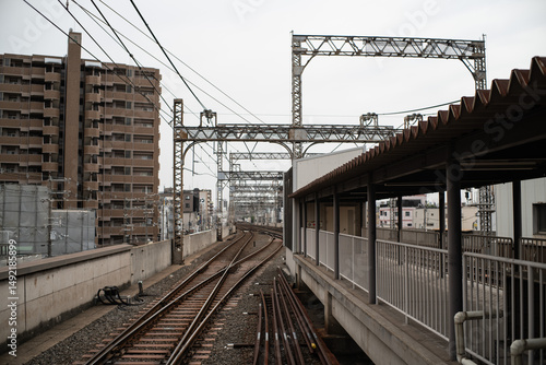Obraz na plátne 日本、大阪府、京阪本線、守口市駅、京阪電車、電車、交通