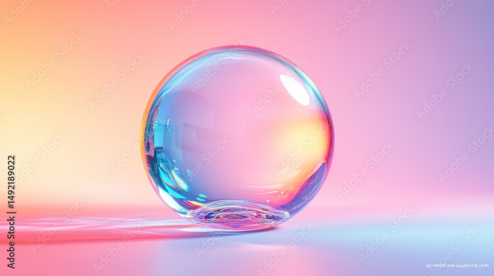 Abstract, vibrant sphere Abstract, vibrant sphere