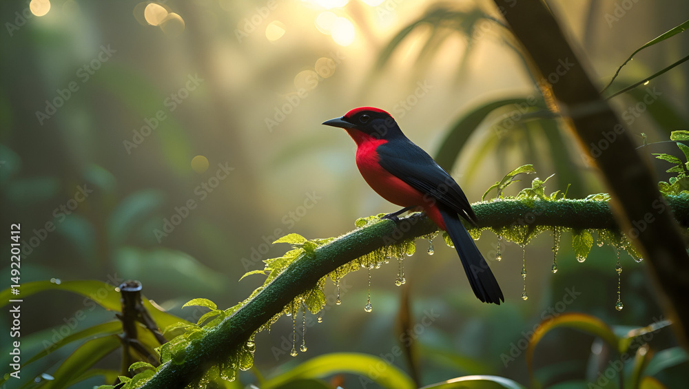 Fototapeta premium red billed toucan