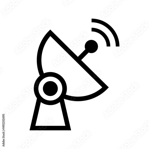 transmitter icon. signal transmitter