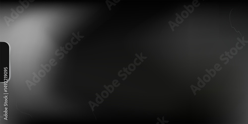 Retro photo film. Dark vintage film texture with soft light leaks. Blurred retro background of old analog photography. Grunge gradient overlay. Abstract vector illustration.