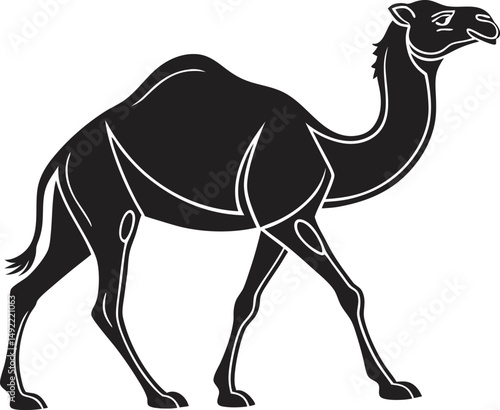 camel in the desert