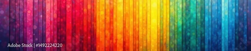 Vibrant rainbow stripes, bold colors, abstract art , visual, texture