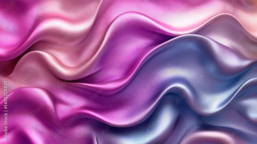 Obraz premium Fluid, vibrant fabric texture