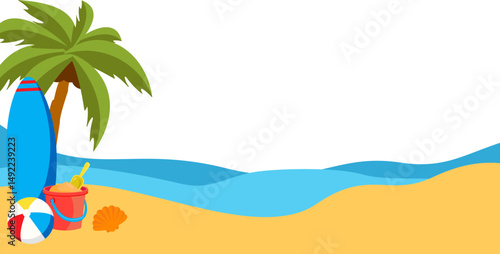 Summer Beach Footer 