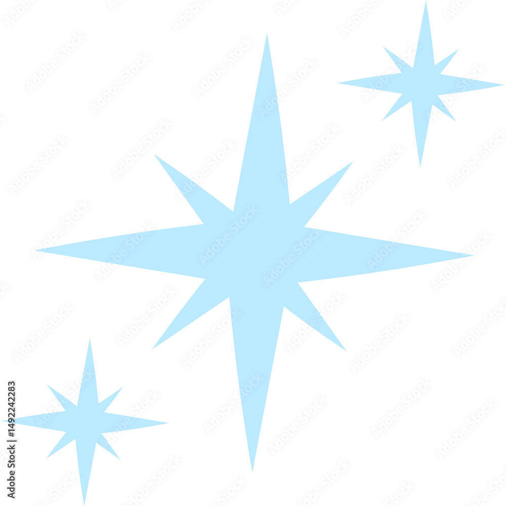 Obraz premium Doodle Sparkle Element