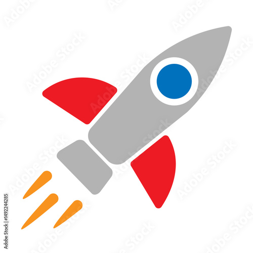Rocket icon vector. Space Craft illustration sign. Space shuttle symbol or logo. Free Download Rocket icon vector. Space Craft illustration sign. Space shuttle symbol or logo. - GFXLoad