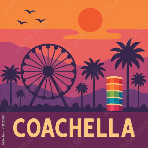 Sunset Over Coachella

