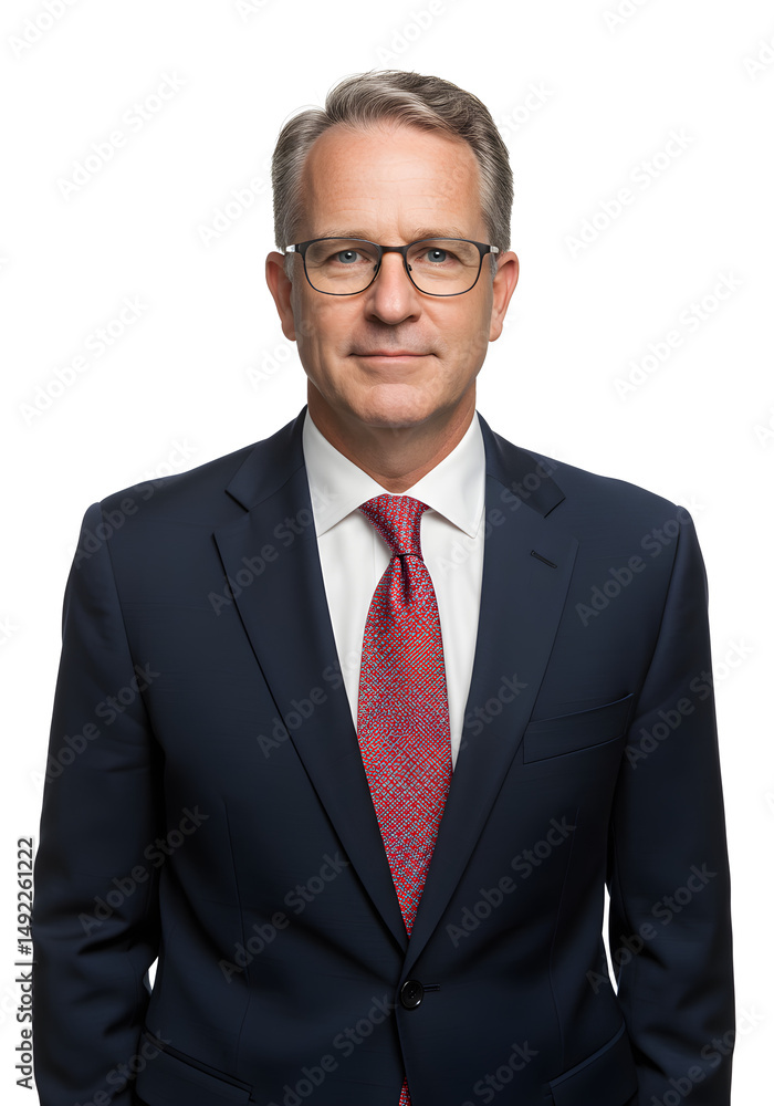 Confident Businessman in Dark Suit with Glasses - Professional Corporate Executive Portrait for Leadership, Success, and Business Themes
Confident Businessman in Dark Suit with Glasses - Professional Corporate Executive Portrait for Leadership, Success, and Business Themes