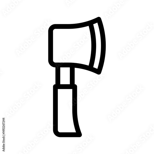 hatchet line icon