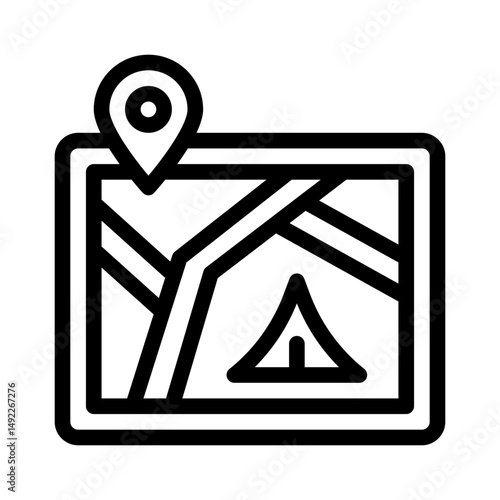 map line icon