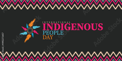 Native American heritage month is observed every year in November, to recognize the achievements and contributions of Native Americans. Vector illustration